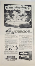1944 Birds Eye Brand Frosted Foods Vintage Ad we were sailing a long g g picture