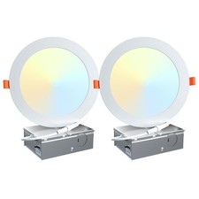 ORALUCE LED Recessed Lighting 6 Inch, Dimmable 5CCT, 2 Pack picture
