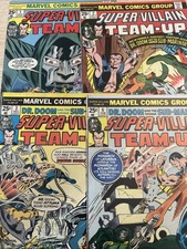 Marvel Super-Villain Team-Up #1, 2, 3, 4 25¢ Bronze Age Lot 1977 Dr. Doom Namor picture