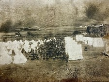 1861 4th Vermont Infantry Regiment at Camp Griffin in Langley, Virginia. 8”x6” picture