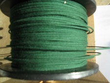 1920's Emerald Green Radio loop antenna wire, DeForest and more. 20AWG  100ft picture