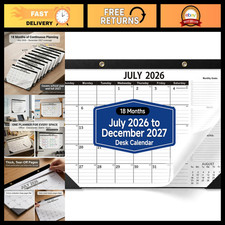 2026-2027 Desk Calendar - 17