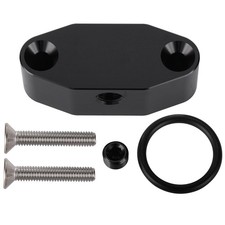 Podavelle LS 1/8 NPT 90 Degree Turbo Oil Feed Line Adapter Oil Supply Port Pl... picture