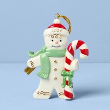 Lenox 2026 Dated Annual GINGERBREAD Man Christmas Ornament New 898584 picture