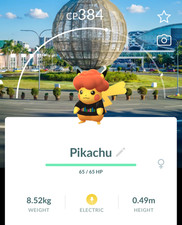 ⚡ PokéXciting PIKACHU Red 🇹🇭 Bangkok Background | Pokémon GO Trade 🔄 picture