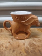 1980 Frankoma Democratic (DEM) Donkey Political Mug. Terra Cotta picture