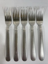 SET (5) VTG JA HENCKELS INTERNATIONAL 18/10 CHINA DINNER FORKS EARL SS picture