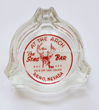 ca. 1950's Stag Bar Gaming Casino Ashtray Reno Nevada NV picture