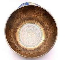 9 Inches Seven Chakra OM Singing Bowl - Best For Meditation And Sound Healing    picture