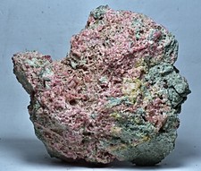 Rare Red Clinozoisite Crystal Cluster On Green Epidote Matrix 333 Gram picture