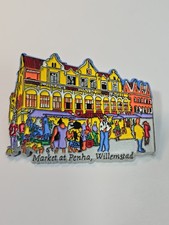 Market at Penha, Willemstad Curaçao Travel Souvenir Fridge Magnet picture
