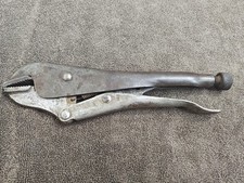 Vintage Knu-Vise VW-10 Locking Pliers Detroit MI USA WWII Era 1942-1946  picture