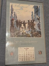 Vintage 1953 Hudson’s Bay Company Calendar Ambassadress of Peace HBC Advertising picture