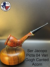 Vintage Ser Jacopo Picta 04 Van Gogh Canted Acorn Tobacco Pipe picture
