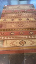 Woven native american rug wool excellent condition vintage 9 Ft 10 Inche 6ft 3in picture