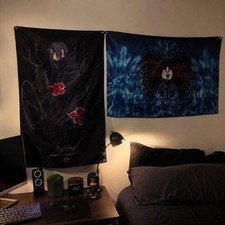Primitive x Naruto Itachi & Sasuke Tapestry Set picture