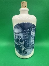 Vintage MKM Stoneware Pottery Crock Jug - Cheese Maker Blue Gray 8” picture