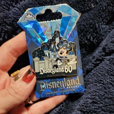 Disneyland 60th Anniversary Pin Diamond Celebration Minnie Mouse New picture