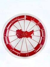 Vintage Soviet USSR 50th Anniversary Propaganda Glass Plate 15 Republics picture