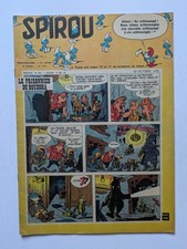 Spirou #1072 1958 French first cover appearance The Smurfs la flute a six trous picture