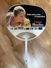 2005 Canon Powershot MARIA SHARAPOVA PROMOTIONAL Tennis HAND FAN - Collectible picture