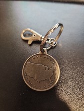 Schoolastic Dear America United States of America Metal Keychain Keyring picture