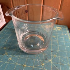 Vintage Luminarc French Glass Ice Bucket w/ Handles Made in France picture