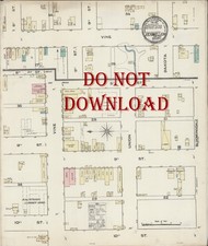 1883  Very Detailed COPY Map Vermillion  South Dakota Perfect for researchers picture