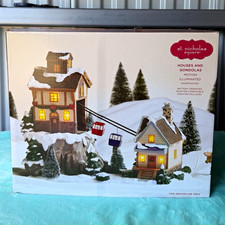 St. Nicholas Square Houses & Gondolas Motion Illuminated Christmas Village Boxed picture
