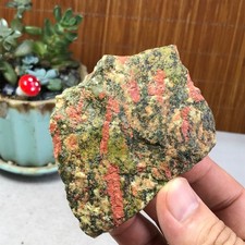 185g Natural Unakite Crystal gemstone Rough Mineral Specimen healing A6773 picture
