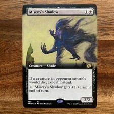 MTG Misery’s Shadow The Brothers War - Extended Art Rare Near Mint Magic Card picture
