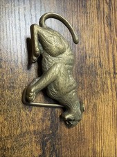 1978 Solid Brass Mountain Lion Cougar Panther Baron Belt Buckle 6104 picture