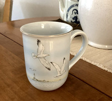 Otagiri Japan Seagull Mug Vintage Stoneware Coastal Beach Seascape Coffee Mug picture