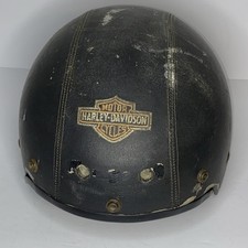 Vintage 1994 Harley-Davidson Bieffe Leather W Helmet • Worn Out, Distressed picture