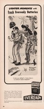 1944 Eveready Mini-Max Battery WWII Walkie-Talkie Radio Reamer Keller Art Ad picture