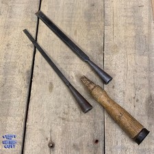 Antique T. H. WITHERBY Warranted  Chisel Blade Woodworking Tool USA Forged Steel picture