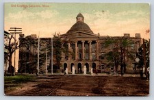 Old Capitol Jackson Mississippi 1907 Postcard Eyrich & Co. Vintage Miss. picture