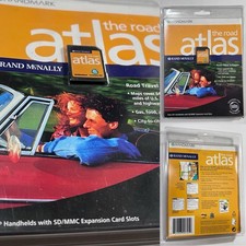 2002 Rand McNally Road Atlas Travel SD Card Palm OS Handhelds Sealed New Package picture