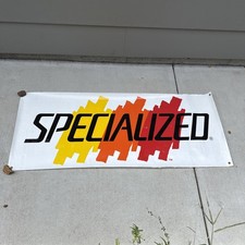 Vintage Specialized Bicycle Shop Banner 59” x 24
