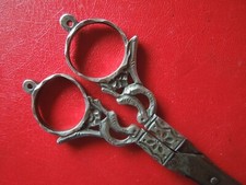 J6341 ANTIQUE  VICTORIAN  Dutch  833  SILVER SCISSORS  HANDCRAFTED  see descript picture
