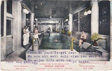 Vintage postcard - Turkish Russian Baths - Herald Square, NYC -  Gay interest picture