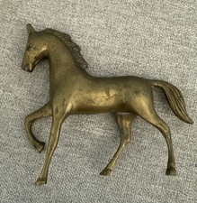 Vintage Brass Walking Horse Figure 6