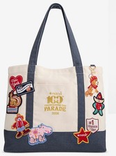 NEW 100th MACY'S Thanksgiving Day Parade Large Balloon Character Canvas Tote Bag picture
