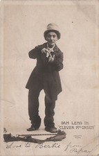 RPPC Dan Leno England Theatre Comedian Actor Pantomime Photo Vtg Postcard J60 picture