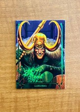 2024 Upper Deck Marvel Masterpieces Nahuel Grego LOKI Green Foil /25 COLOR MATCH picture