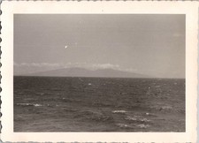 Vintage Original Photo Hawaiian Islands Pacific Ocean Landscape Seascape Deckled picture
