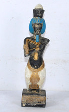 UNQIUE ANCIENT EGYPTIAN Pharaonic King Akhenaten Great Stand Statue picture