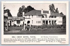 Antique South Africa Postcard HILLCREST Natal Hotel RPPC picture