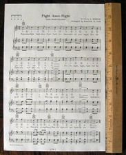 IOWA STATE UNIVERSITY Vintage Fight Song c 1929 