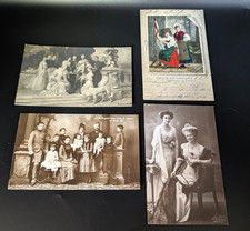 Antique German European Postcards Royalty Alsace Lorraine Kaiser Ludwig WWI Era picture